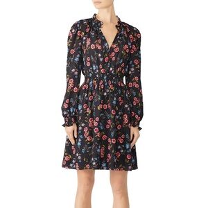 Kate Spade meadow smock long sleeve dress
